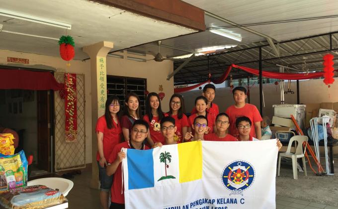 2018 31st Scout Troop & 30st Scout Open Troop- CNY Decorate & Cleaning Old folk home ‘Gan En Zhi Jia’ 