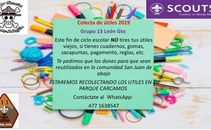 realizando los paquetes de utiles escolares 