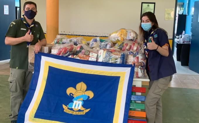 Drive Thru Amigo - Doações de cestas básicas para a Apae de Campina Grande do Sul