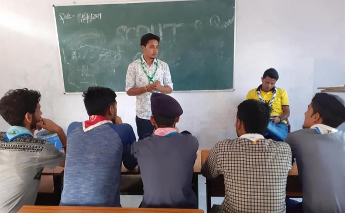 Service During Tritiya Sopan Testing Camp 