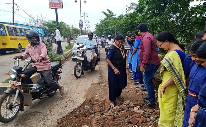 Take Responsibility-1, Road Repairing