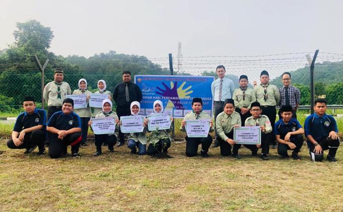 Temburong Scouts Association celebrates International Day of Peace