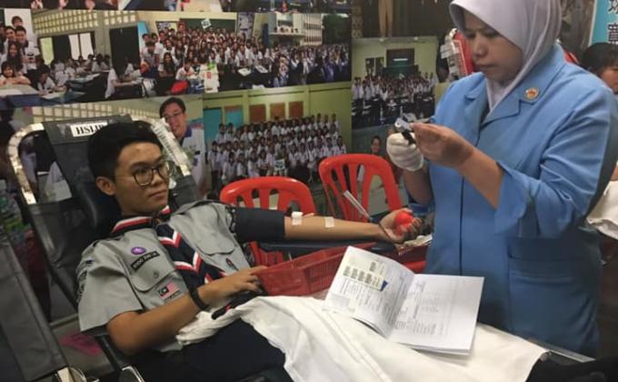 Blood donation drive