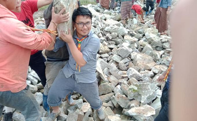 Renovation of chorten