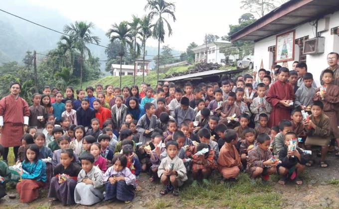 Visit to Namgaycholing Primary School, Samtse