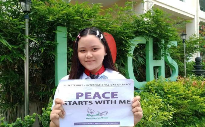 peace starts  with me