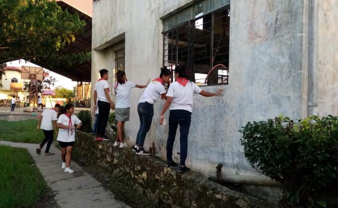 ENHANCEMENT OF HOME ECONOMICS BUILDING (REMOVING THE OLD PAINT COAT and REPAINTING THE WALL ( INTERIOR & EXTERIOR)