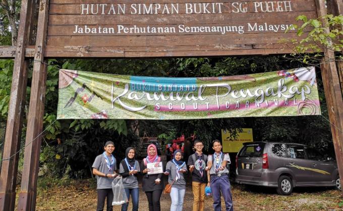 “WalkSide by Rovs Project “ - collecting, sorting by color and counting the bottle caps from Bukit Bintang Scout Carnival and Kempori Gombak.