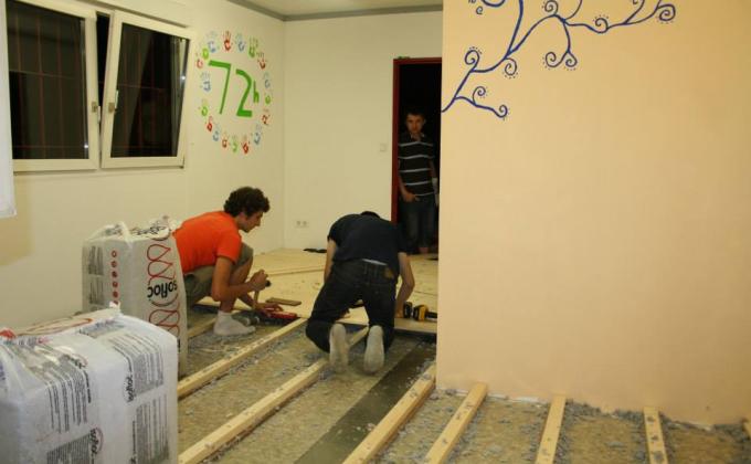 72h-action: renovations at local youth centre