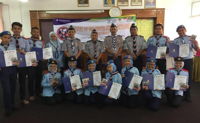 KURSUS "SCOUT OF THE WORLD AWARD DISCOVERY" BERLANGSUNG DI UDARA