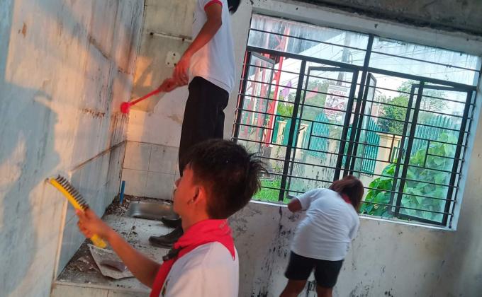 ENHANCEMENT OF HOME ECONOMICS BUILDING (REMOVING THE OLD PAINT COAT and REPAINTING THE WALL ( INTERIOR & EXTERIOR)