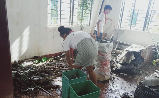 SWA PROJECT -ENHANCEMENT OF HOME ECONOMICS BUILDING ( CLEANING THE ROOMS AND  ENHANCING  THE UNSTABLE STRUCTURES LIKE STAIRS, DOORS, AND WINDOWS,COMFORT ROOMS &KITCHEN)