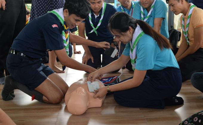 ฝึกอบรมการช่วยชีวิตขั้นพื้นฐาน