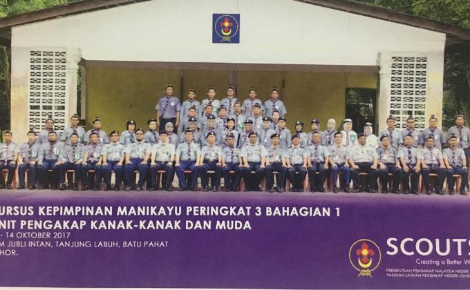 Kursus Kepimpinan Manikayu Peringkat 3 Bahagian 1 Unit Pengakap Kanak-Kanak (PKK) dan Pengakap Muda (PM) Negeri Johor