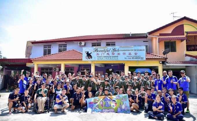 REPAINTING THE DISABLE CENTRE WALL