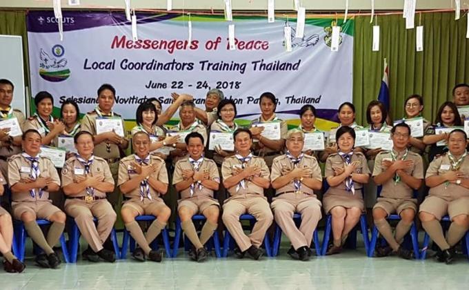 Messengers of Peace Local Coordinators Training, Thailand. 2018