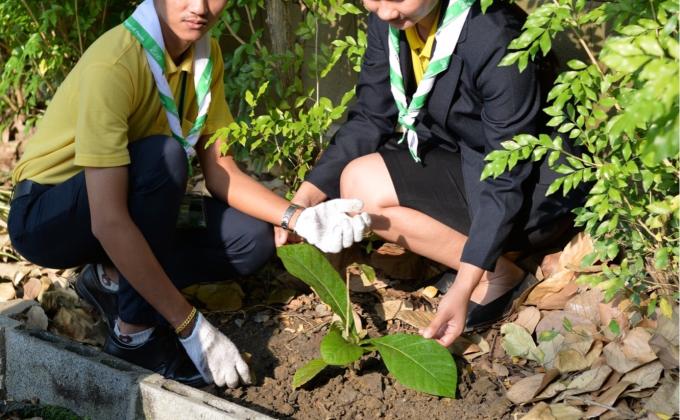 ปลูกต้นไม้เนื่องในวันคล้ายวันเฉลิมพระชนมพรรษา ในหลวงรัชกาลที่ 9 วันดินโลก วันพ่อแห่งชาติ วันชาติ