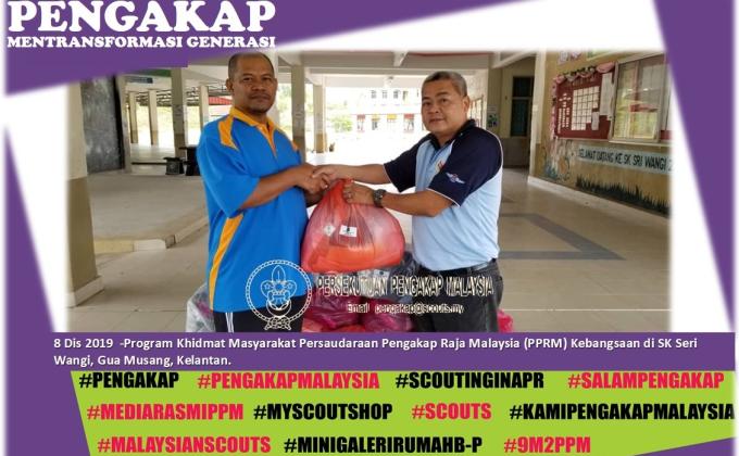 Program Khidmat Masyarakat Persaudaraan Pengakap Raja Malaysia (PPRM) Kebangsaan di Negeri Kelantan