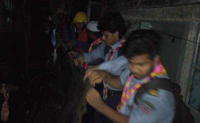  Assistance of the Scouts in the rescue operation of Manda Fire Tragedy