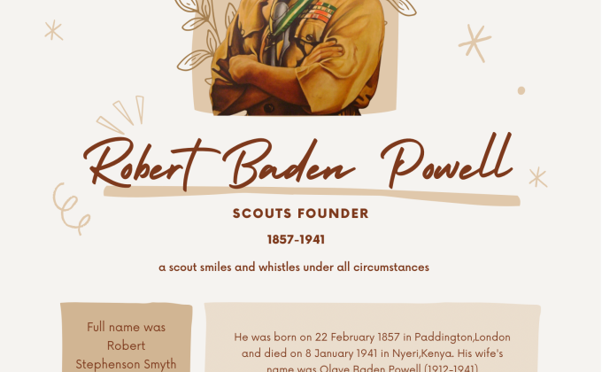 Scouts Founder Poster