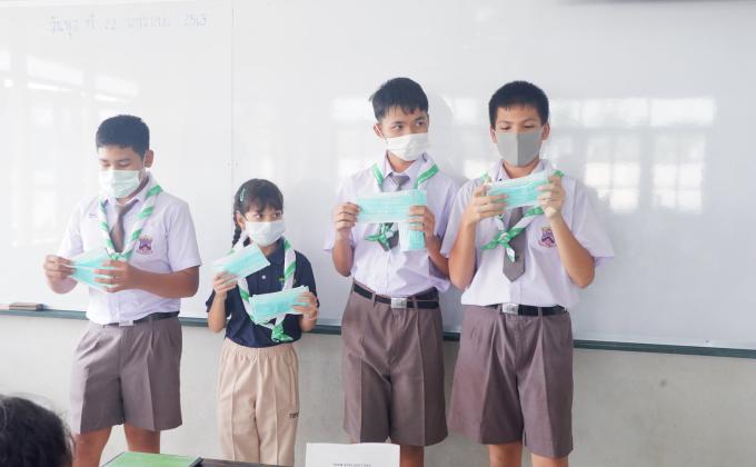 สอนการใส่หน้ากากอนามัย