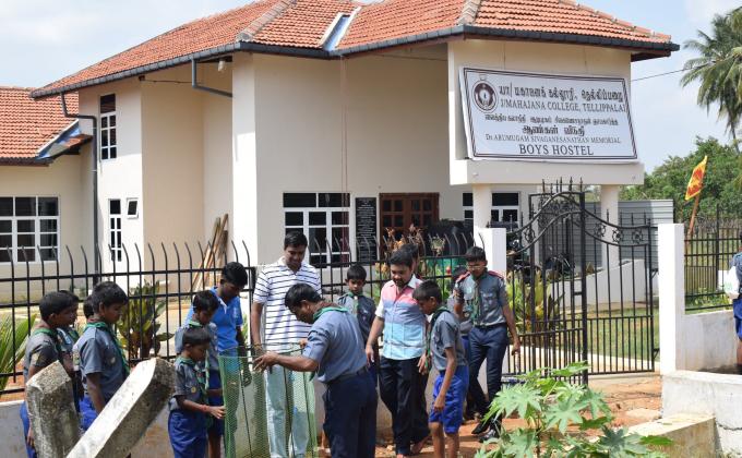 green evaluation and plantation at street of J/Mahajana college 