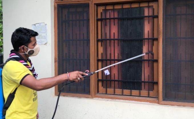 Sanitisation of village