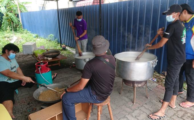 COOK AND DISTRIBUTE LAMBUK PORRIDGE 2020