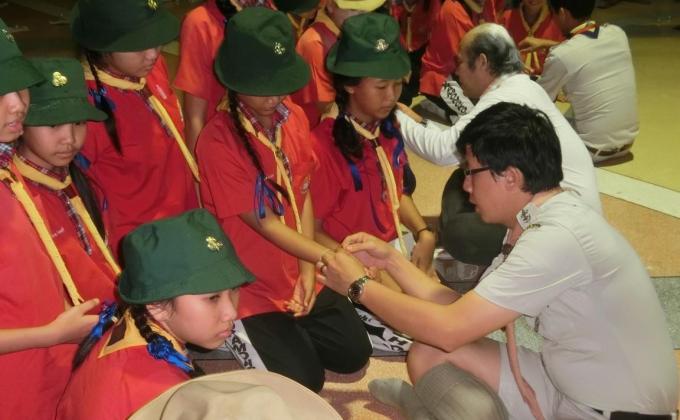 การอยู่ค่ายพักแรมลูกเสือ-เนตรนารีสามัญ ประจำปีการศึกษา 2558