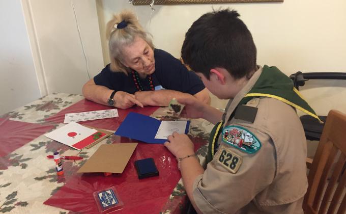 Bridging the generational gap with cards and carols