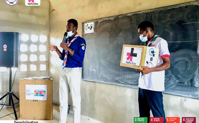 SENSIBILISATION EN MILIEU SCOLAIRE SUR L'EGALITE HOMME-FEMME A DALOA