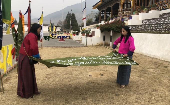 Preparing for the great day. National scouts Day