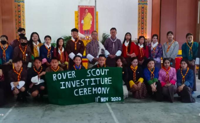 Rover Scout Investiture Ceremony 