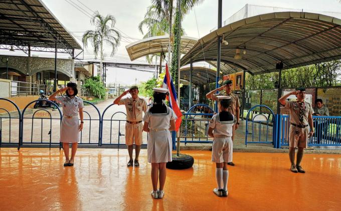 เปิดประชุมกอง ภาคเรียนที่2 ปีการศึกษา2562