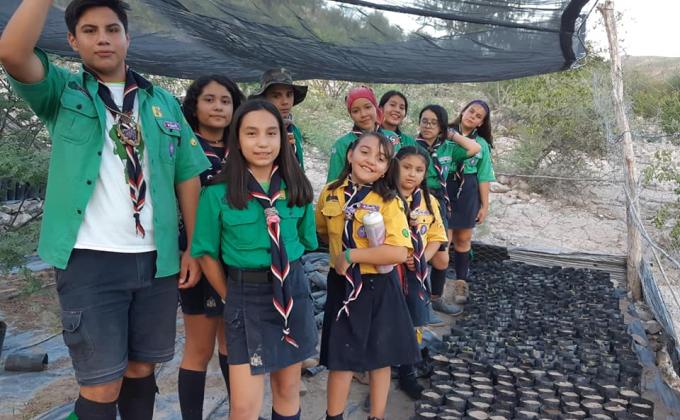 REFORESTANDO LAS ANIMAS , BCS, MÉXICO. SIERRA LA GIGANTA