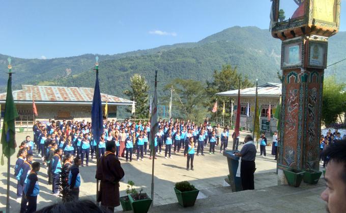 Attended the Globalizing the messengers of peace Network Bhutan at Damphu