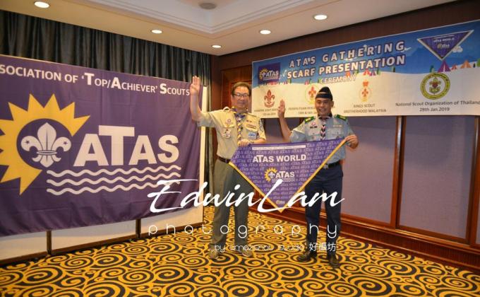 ATAS World Gathering Badge & Scarf Presentation