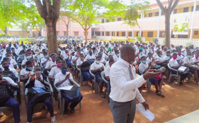 Conférence sur le Scoutisme et la procession des actes d'état-civil au Togo