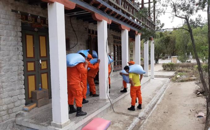 On duty convid 19 pandemic 