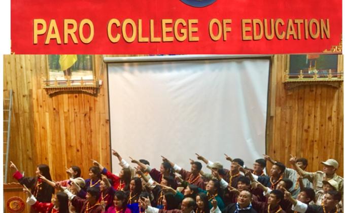 BSA concludes its campaign  on MoP at Paro College of Education”