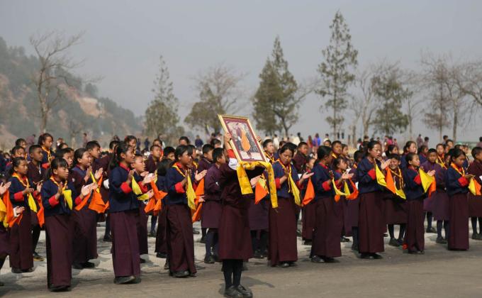 Celebrating HM’s Birth Anniversary and scout day 