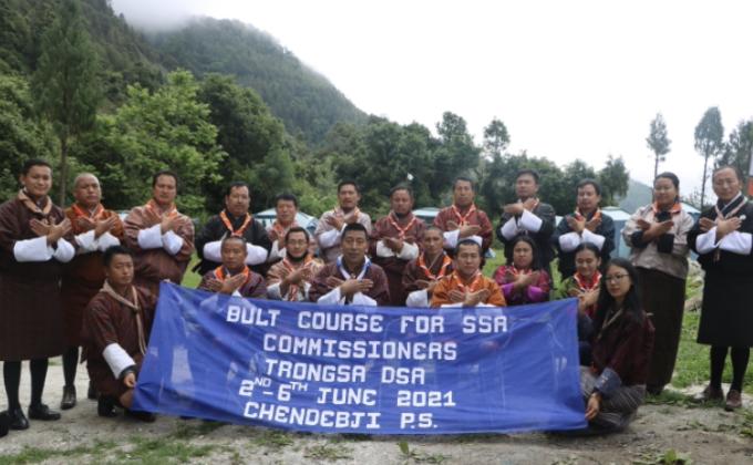 Basic Unit Leaders Training for School Principals of Trongsa District 