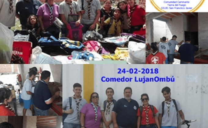 Como hermanos mayores Comedor Lujan Ombú