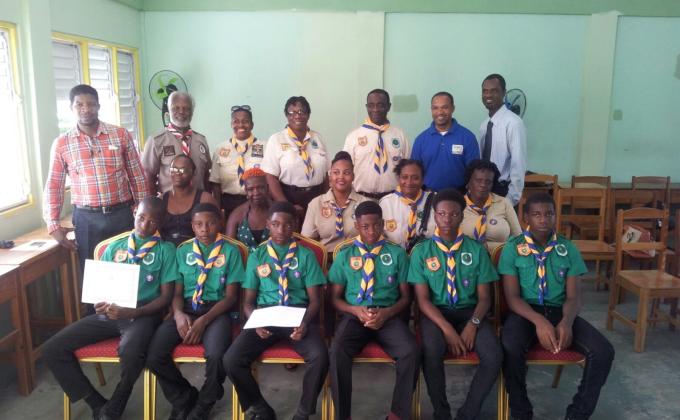 New Scout at Buccament Bay Secondary 