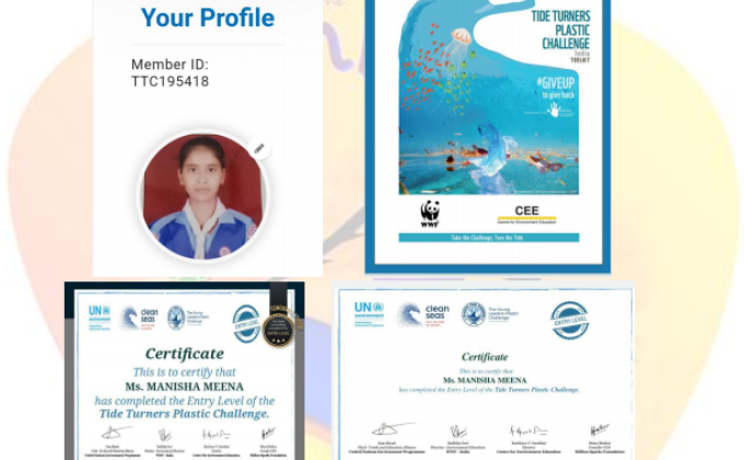 ENVIROMENT & SUSNATAINBILITY # PLASTIC TIDE TURNERS CHALLENGE