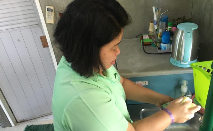 ช่วยเก็บทำความสะอาด