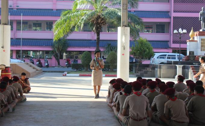 ค่ายลูกเสือเเละเนตรนารีชั้น ม.3 เเละสอบวิชาพิเศษ