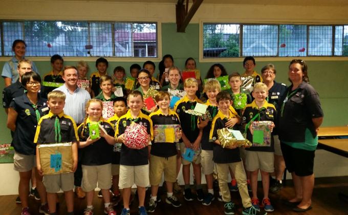 1st Rydalmere Cub Scouts -Christmas Appeal supporting Barnardos Australia