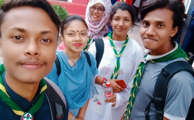 বঙ্গবন্ধু শেখ মুজিবুর রহমান সাংস্কৃতিক প্রতিযোগিতা ২০২০ রাজশাহী জেলা রোভার স্কাউট 