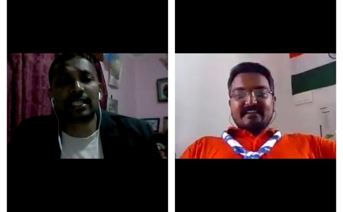 9th digital meeting  with  guests(Mr. Kailash Pillay & Mr. Ramhari Narayanan)